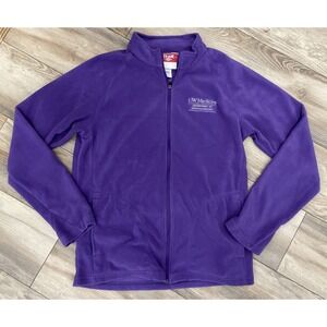 UW School of Medicine Dept of Ophthalmology‎ Adult M Purple Full Zip Fleece